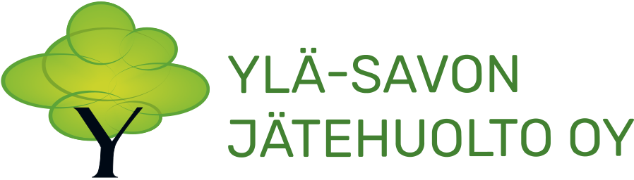 Ylä-Savon Jätehuolto Oy:n logo, jossa on tyylitelty vihreä puu, joka on muotoiltu Y-kirjaimen muotoiseksi.